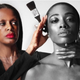 Vanessa Evelyn, left, and a model.
